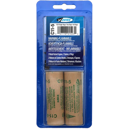 Estes Rockets C11-5 Engines 1523 - MPM Hobbies