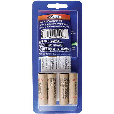 Estes Rockets A10-0T Engines 1510 - MPM Hobbies