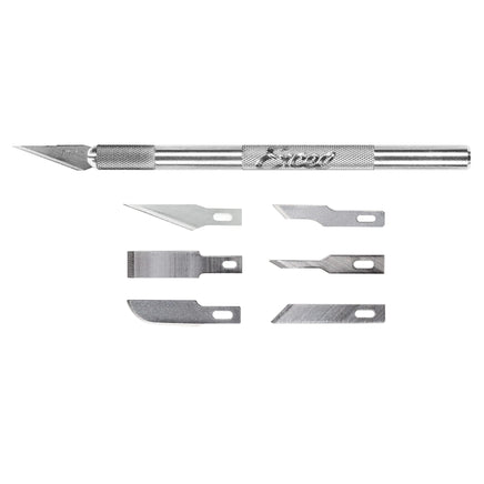 Excel K1 Craft Knife with 6 Additional Assorted Blades 19064