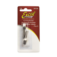 Excel Small V Triangle Carving Router 2pc 20720 - MPM Hobbies