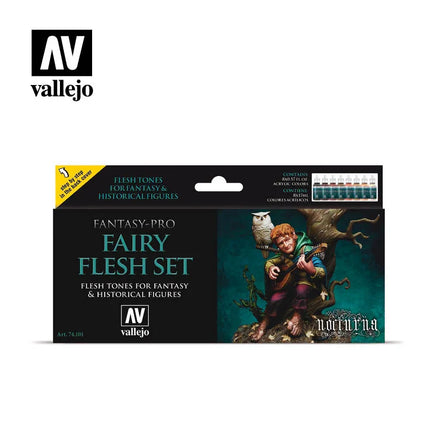 Vallejo 17ml Set of 8 Fairy Flesh - 74101 - MPM Hobbies