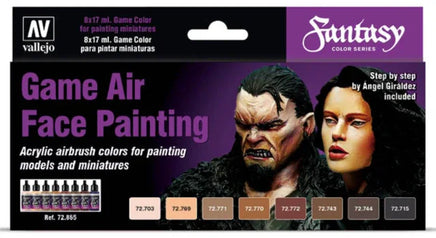 Vallejo 17ml Set of Game Air Face Painting - 72865 - MPM Hobbies