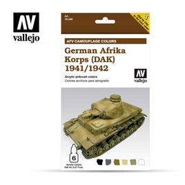 Vallejo 6ml Set of 8 (1941/1942) German Afrika Korps (DAK)  - 78409