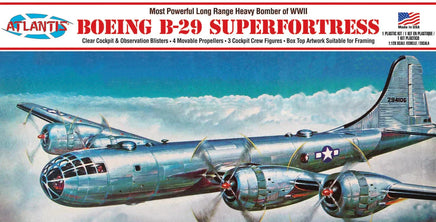 1/120 Atlantis Models Boeing B-29 Superfortress with Swivel Stand 208 - MPM Hobbies