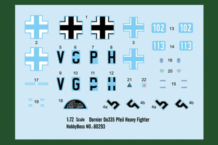 1/72 Hobby Boss Dornier Do335 Pfeil Heavy Fighter 80293 - MPM Hobbies
