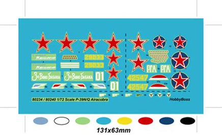 1/72 Hobby Boss American P-39 N "Aircacobra" 80234 - MPM Hobbies