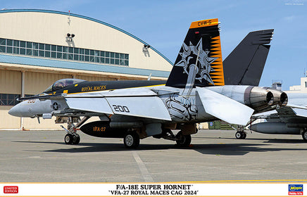 1/48 Hasegawa F/A-18E Super Hornet "VFA-27 Royal Maces CAG 2024" - 7537
