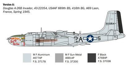 1/72 Italeri A-26 B Invader 1274 - MPM Hobbies