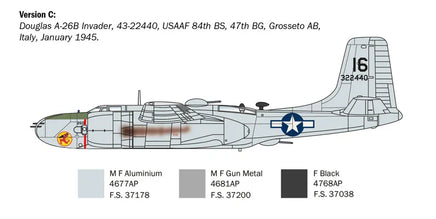 1/72 Italeri A-26 B Invader 1274 - MPM Hobbies