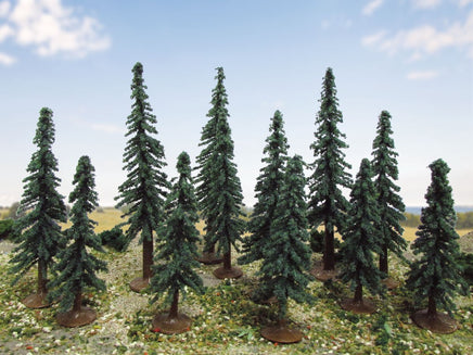 HO Scale JTT - Evergreen Trees 3" to 5" - 92037