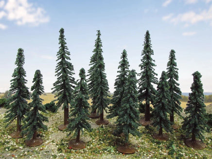 HO Scale JTT - Evergreen Trees 3" to 5" - 92037 - MPM Hobbies
