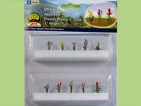 O Scale JTT - Assorted Flower Plants 2 - 95560 - MPM Hobbies