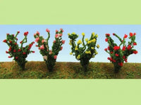 O Scale JTT - Hibiscus 1" 8/Pk - 95608 - MPM Hobbies