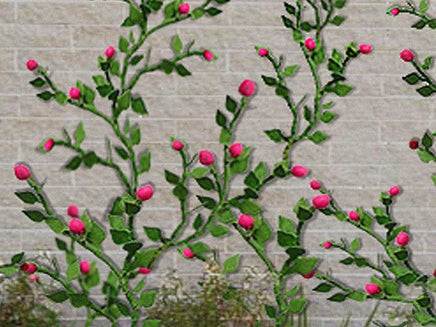 O Scale JTT - Rose Vines 2-1/2" 6/pk - 95540 - MPM Hobbies