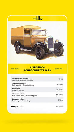 1/24 Heller Citroen C4 Fourgonnette 1928 - MPM Hobbies