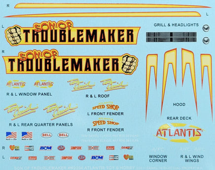 1/24 Atlantis Models Son of Troublemaker Funny Car Tom Daniel - 2204 - MPM Hobbies
