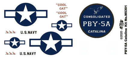 1/104 Atlantis Models PBY-5A Catalina US Navy Seaplane - 5301 - MPM Hobbies