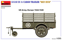 1/35 Mini Art - G-518 US 1T Cargo Trailer “Ben Hur” - 35436 - MPM Hobbies