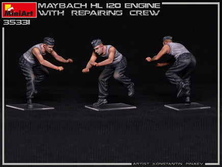 1/35 Mini Art - Maybach HL 120 Engine with Repair Crew - 35331 - MPM Hobbies