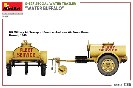 1/35 Mini Art - G-527 250Gal Water Trailer “Water Buffalo” - 35458 - MPM Hobbies