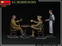 1/35 Mini Art - U.S. Soldiers in Cafe - 35406 - MPM Hobbies
