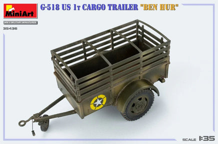 1/35 Mini Art - G-518 US 1T Cargo Trailer “Ben Hur” - 35436 - MPM Hobbies