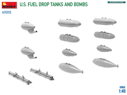 1/48 Mini Art - U.S. Fuel Drop Tanks And Bombs - 49015 - MPM Hobbies