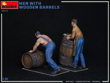 1/35 Mini Art - Men with Wooden Barrels - 38070 - MPM Hobbies