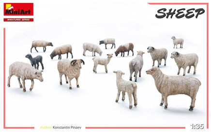 1/35 Mini Art - Sheep 15pk - 38042 - MPM Hobbies