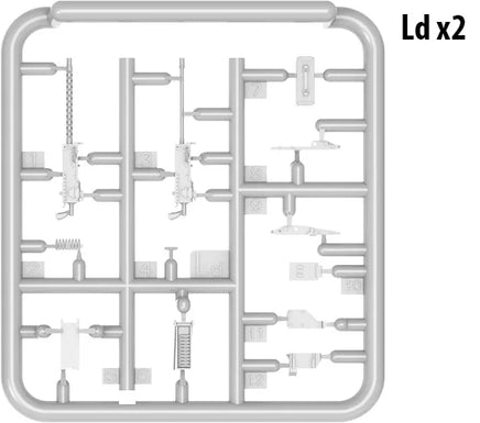 1/35 Mini Art - U.S. Machine Gun Set - 37047 - MPM Hobbies