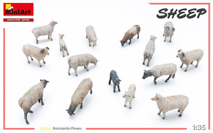 1/35 Mini Art - Sheep 15pk - 38042 - MPM Hobbies