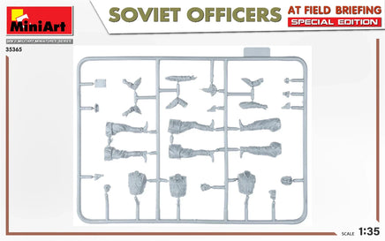 1/35 Mini Art - Soviet Officers At Field Briefing - 35365 - MPM Hobbies