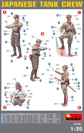1/35 Mini Art - Japanese Tank Crew - 35128 - MPM Hobbies