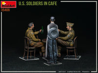 1/35 Mini Art - U.S. Soldiers in Cafe - 35406 - MPM Hobbies