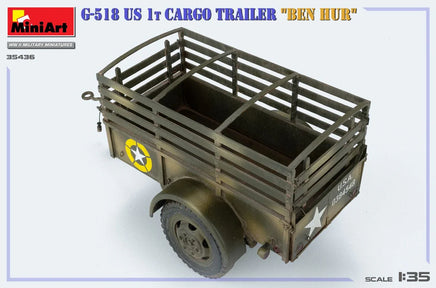 1/35 Mini Art - G-518 US 1T Cargo Trailer “Ben Hur” - 35436 - MPM Hobbies