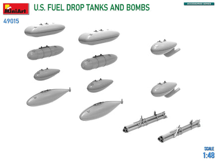 1/48 Mini Art - U.S. Fuel Drop Tanks And Bombs - 49015 - MPM Hobbies