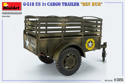 1/35 Mini Art - G-518 US 1T Cargo Trailer “Ben Hur” - 35436 - MPM Hobbies