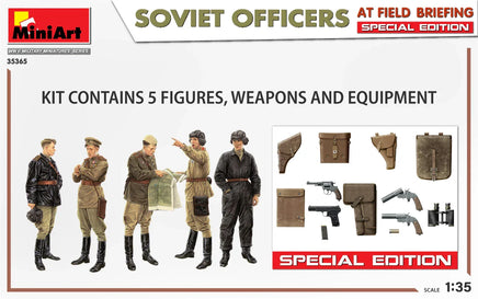 1/35 Mini Art - Soviet Officers At Field Briefing - 35365 - MPM Hobbies