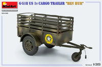 1/35 Mini Art - G-518 US 1T Cargo Trailer “Ben Hur” - 35436 - MPM Hobbies