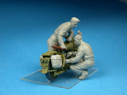 1/35 Mini Art - U.S. Motorcycle Repair Crew - 35284 - MPM Hobbies