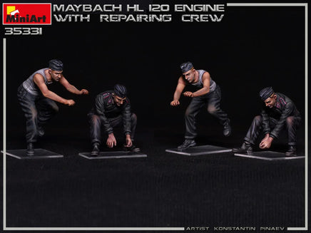 1/35 Mini Art - Maybach HL 120 Engine with Repair Crew - 35331 - MPM Hobbies