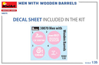 1/35 Mini Art - Men with Wooden Barrels - 38070 - MPM Hobbies