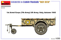1/35 Mini Art - G-518 US 1T Cargo Trailer “Ben Hur” - 35436 - MPM Hobbies
