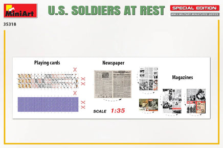 1/35 Mini Art - U.S. Soldiers At Rest - 35318 - MPM Hobbies