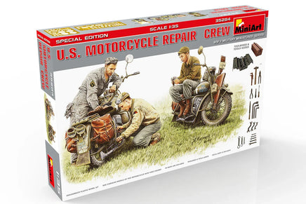 1/35 Mini Art - U.S. Motorcycle Repair Crew - 35284 - MPM Hobbies