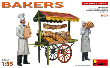 1/35 Mini Art - Bakers w/Bread & Cart - 38074 - MPM Hobbies