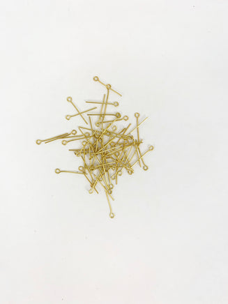 Model Shipways - 0.75mm x 6mm Brass Jackstay Eyebolts 60 pcs - 429