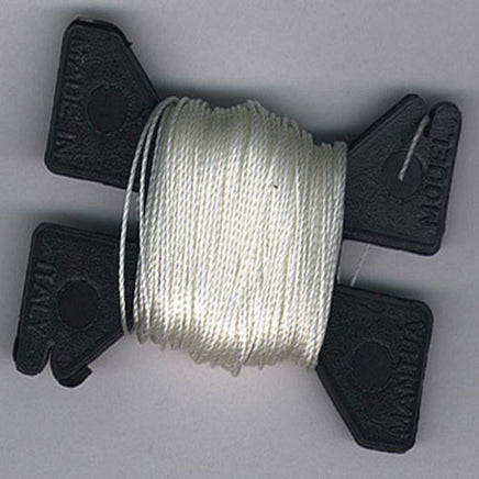 Model Shipways - 0.028" x 10yds White Bead Cord Jewelry Nylon - 1222