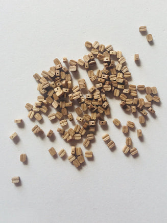 Model Shipways - 3/32" (2.5mm) Walnut Single Sheave Block 150 pcs - 301BW - MPM Hobbies