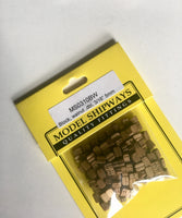 Model Shipways - 3/16" (5mm) Walnut Double Sheave Block 150 pcs - 310BW - MPM Hobbies